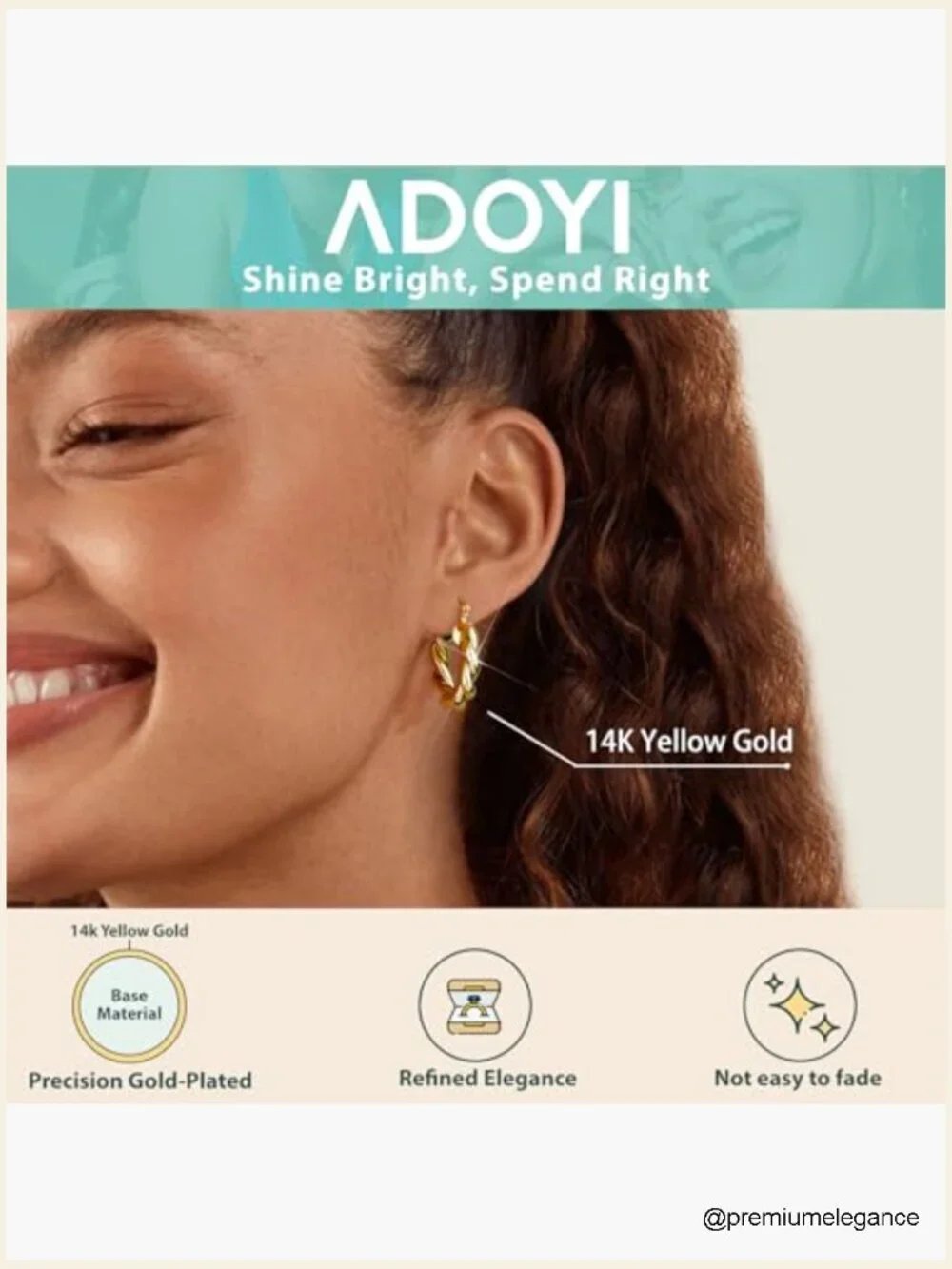 9 Pairs Gold Hoop Earrings Set - Twisted Huggie Hoops for Women Gold Plated